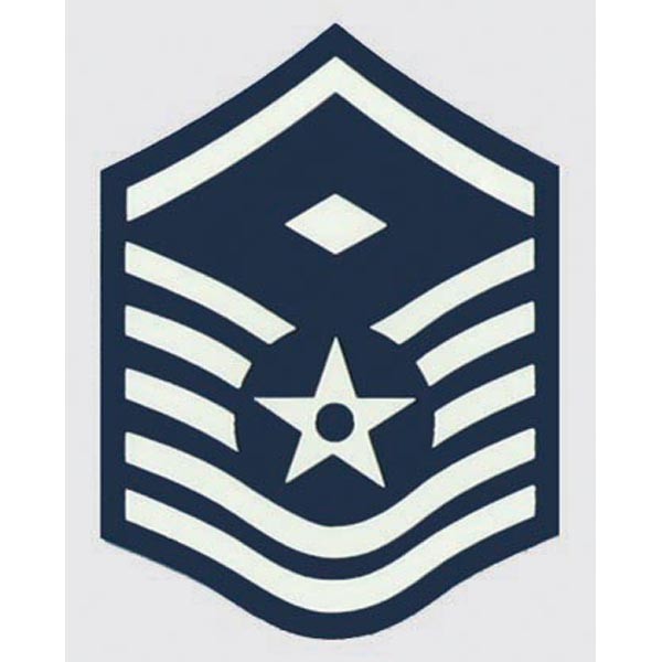 USAF E-7 MSGT 1st SGT. Decal | Mick's Military Shop